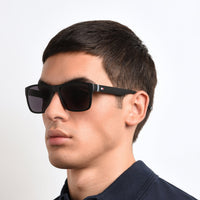 Sunglasses - Tommy Hilfiger TH 1718/S 08A 56IR Unisex Black Grey Sunglasses