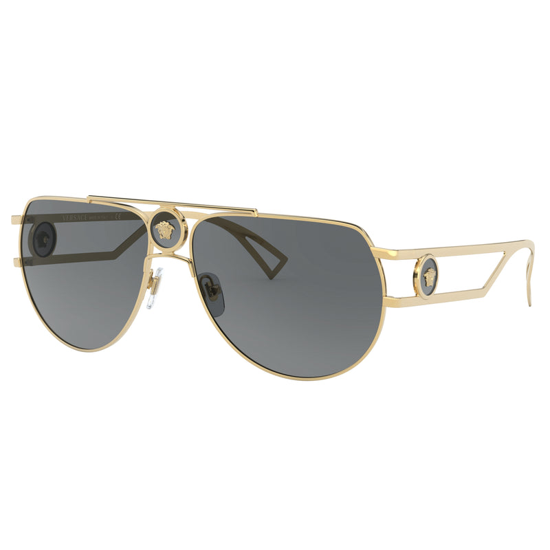 Sunglasses - Versace 0VE2225 100287 60 (VER5) Men's Gold Sunglasses