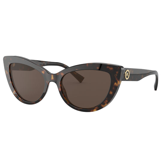 Versace 0VE4388 108/73 54 (VER20 Ladies Dark Havana Sunglasses