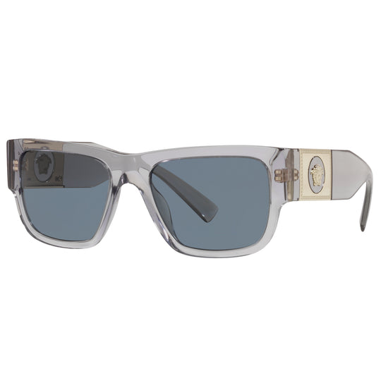 Versace 0VE4406 530580 56 (VER19) Ladies Transparent Gray Sunglasses