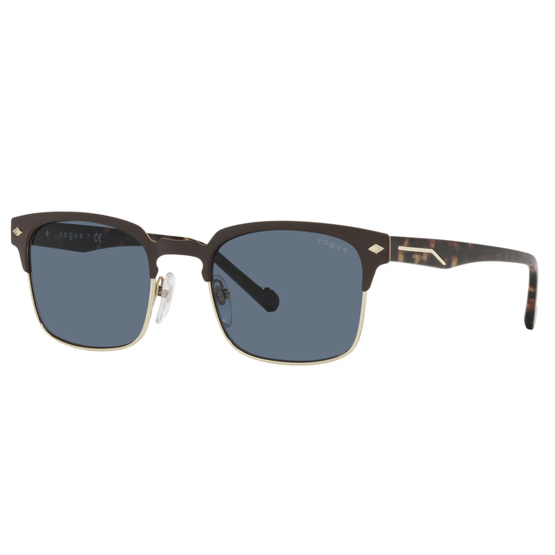Sunglasses - Vogue 0VO4194S 280S80 52 (VO4) Men's Brown Matte/Gold Sunglasses
