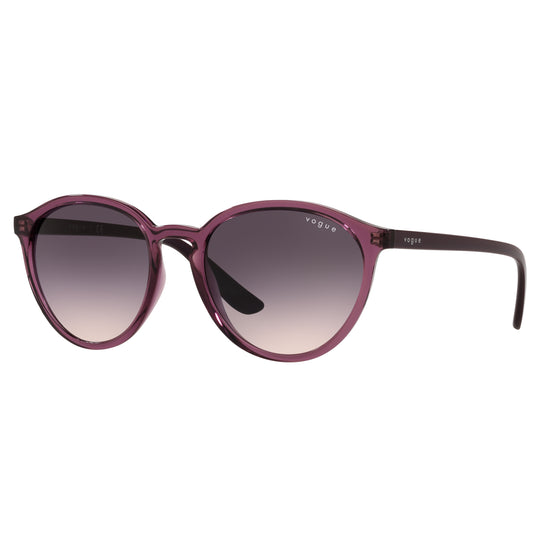 Vogue 0VO5374S 276136 55 (VO12) Ladies Violet Transparent Sunglasses