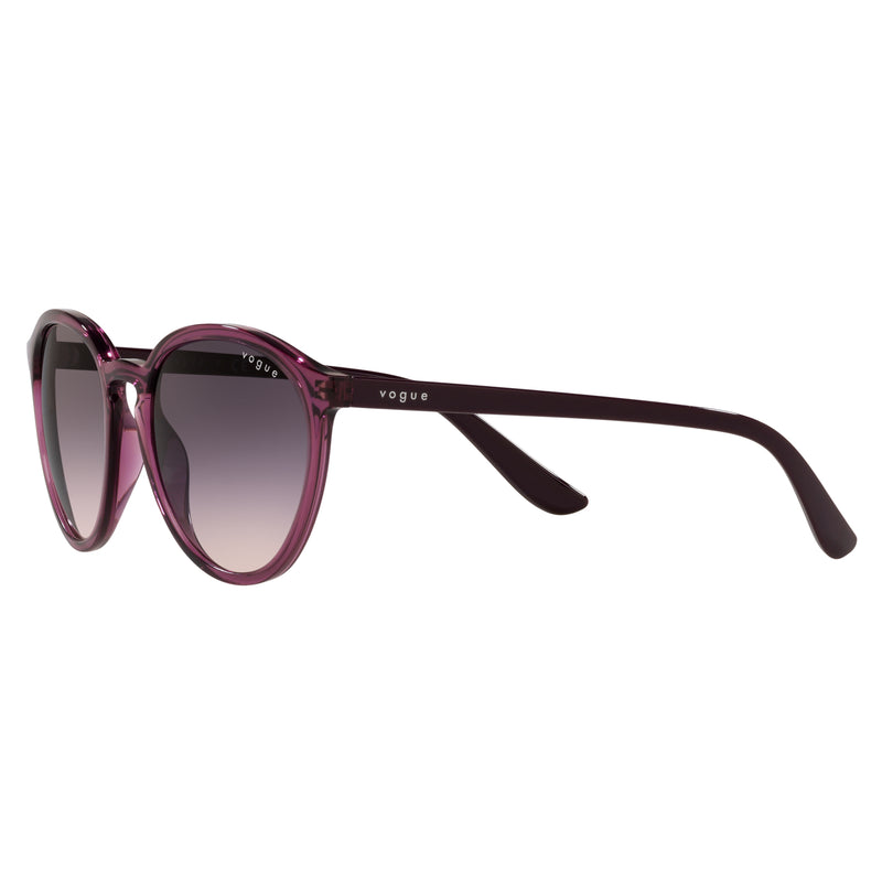 Sunglasses - Vogue 0VO5374S 276136 55 (V12) Ladies Violet Transparent Sunglasses