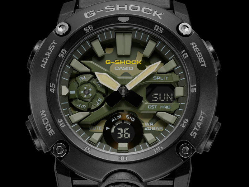 Watches - Casio G-Shock Men's Green Watch GA-2000SU-1AER