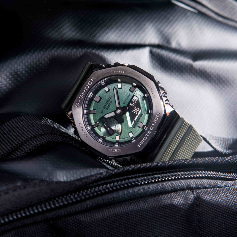 Watches - Casio G-Shock Men's Green Watch GM-2100B-3AER