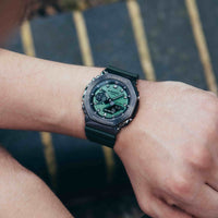 Watches - Casio G-Shock Men's Green Watch GM-2100B-3AER