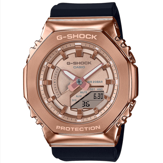 Casio G-Shock Men's Rose-Gold Watch GM-S2100PG-1A4ER