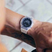Watches - Casio G-Shock Men's Transparent Watch GA-2100SKE-7AER