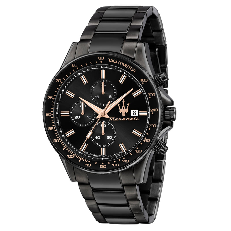 Watches - Maserati Men's Sfida  Black Watch MSR8873640011