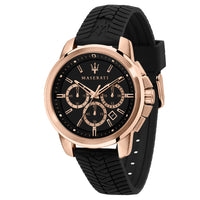 Watches - Maserati Men's Successo  Black Watch MSR8871621012