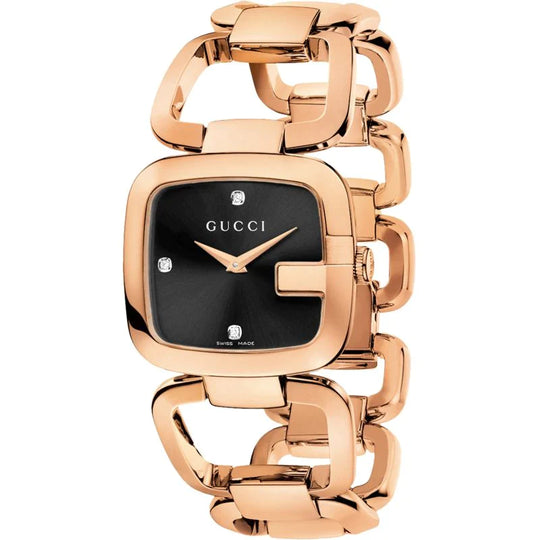 Gucci YA125409 Ladies G-Gucci Rose Gold Watch