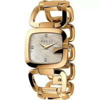 Gucci G-Gucci Ladies Gold Mother of Pearl Watch YA125513